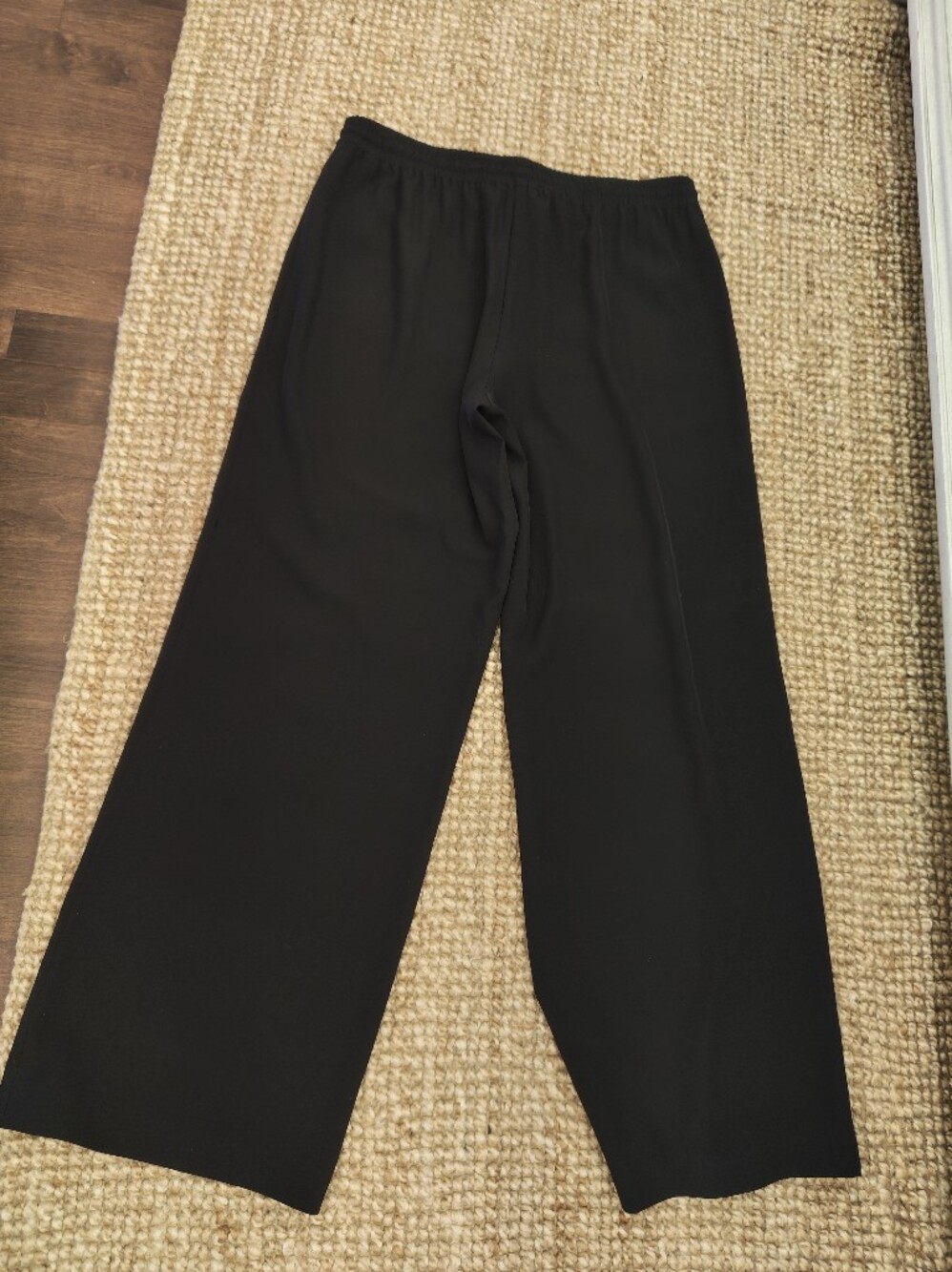 Calvin Klein Black Wide-Leg Pull-On Pants - Picture 4 of 4